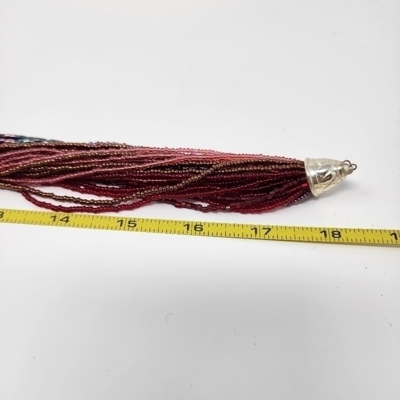 Multi‎ Strand Beaded Necklace - Picture 8 of 10